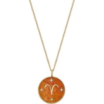 Fossil Дамско колие зодия Овен с карнеол Fossil JF04838710 (JF04838710)