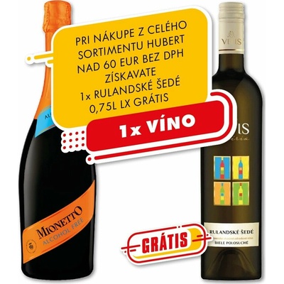 Mionetto Nealkoholický Nápoj Sýtený 0% 0,75 l (čistá fľaša)