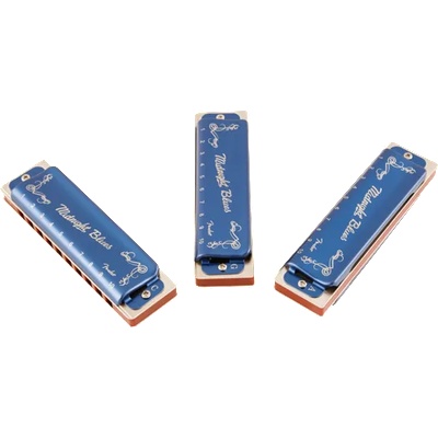 Fender MIDNIGHT BLUES HARMONICA 3 Pack