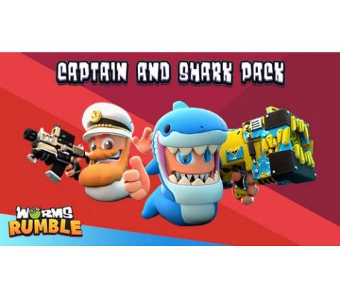 Worms Rumble - Captain & Shark Double Pack