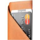 Pouzdro MUJJO Leather Wallet Sleeve iPhone X - žlutohnedé