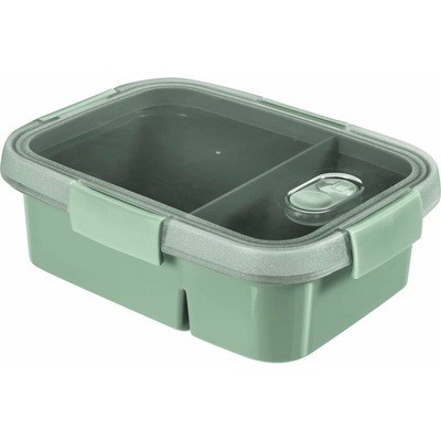 Curver To Go Dual Zelený obedový box 900 ml