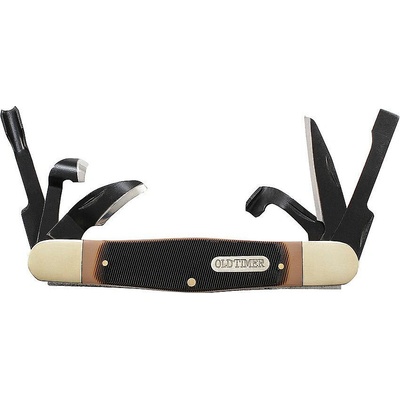 Schrade Old Timer Splinter - řezbářský víceželízkový nůž (box)