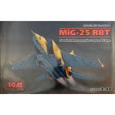 ICM MiG-25 RBT Soviet Reconnaissance Plane 1:48