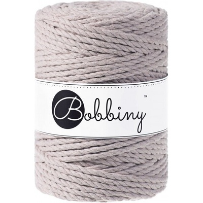 Bobbiny 3PLY Macramé Rope 5 mm 100 m Pearl юта (TX-E009)