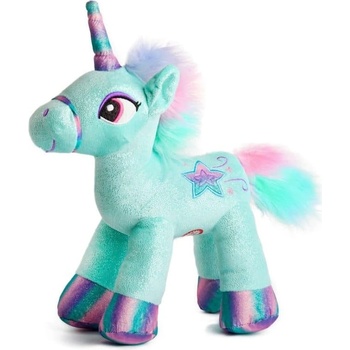 Амек Тойс Плюшена играчка Амекс Тойс - Еднорог със светещ рог, 28 cm, зелен (010826-3)