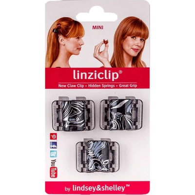 Linziclip Mini Hair Clip, Size Small, Silver Moon Аксесоари унисекс