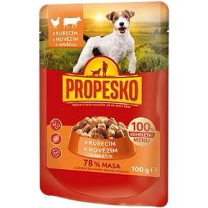 Propesko Dog Консерва пиле-говеждо в сос 100 г