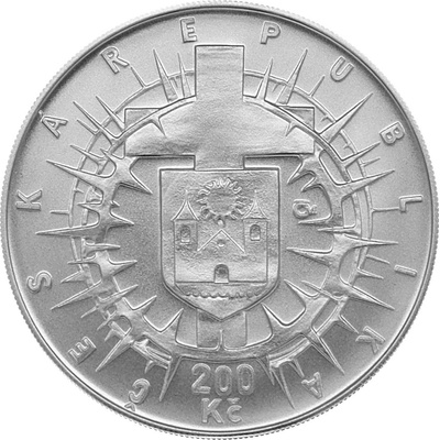 Česká mincovna Stříbrná mince 200 Kč Josef Karel Matocha jmenován arcibiskupem olomouckým stand 13 g – Zboží Dáma