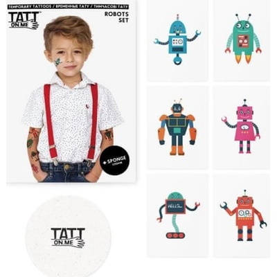 TATTonMe Tetovačky pro děti Roboti sada