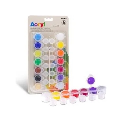 Primo Акрилни бои primo 14 цвята, 4, 5 мл