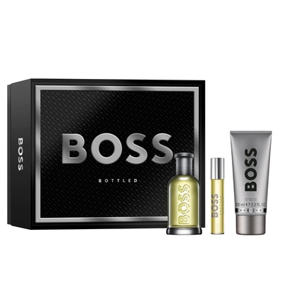HUGO BOSS Bottled Тоалетна Вода 100 мл + 10 мл + Душ Гел 100 мл - Подаръчен комплект за Мъже