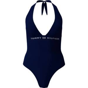 Tommy Hilfiger Бански костюм Tommy hilfiger Halter swimsuit - Blue (Desert Sky)