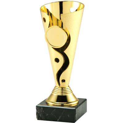 Zlatý sportovní pohár 15 19 cm 19 cm Zlatá