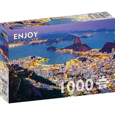 ENJOY Rio de Janeiro v noci Brazílie 1000 dielov