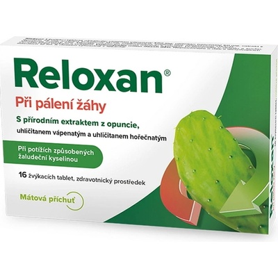 Reloxan Mint žvýkací tablety s příchutí máty 48 tablet