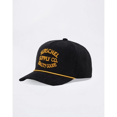 Herschel Supply Whaler Tall Corduroy CS Cap Black