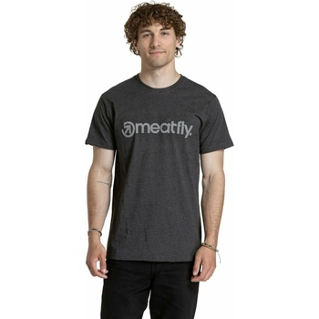 Meatfly мъжка тениска Striped Logo Mystic Grey | Сива Meatfly | Siv | МЪЖЕ | S