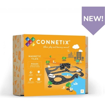 Connetix Creative Roads Pack 48 ks silnice