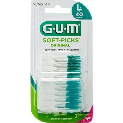 G.U.M Soft Picks Fluoride Large 40 ks