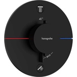 Hansgrohe ShowerSelect Comfort - Термостатен смесител за вграждане, за 2 консуматора, черен мат 15554670 (15554670)