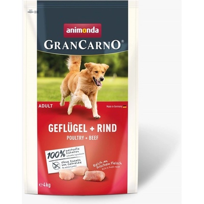 Animonda Gran Carno Senior Drůbež s hovězím 4 kg