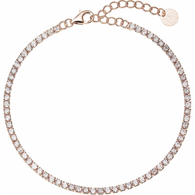 PAVONA Jemný pozlátený tenisový náramok 13095.1 Rose Gold