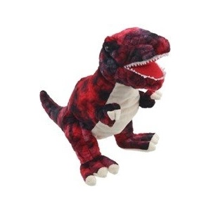 The Puppet Company - Кукла за театър Червен T-Rex, серия Бебета динозаври, 35 см