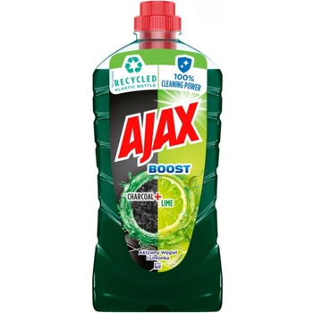 Ajax Boost Charcoal + Lime čistiaci prostriedok na podlahy 1 l