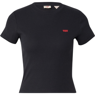 Levi's Тениска 'essential sporty' черно, размер xxs