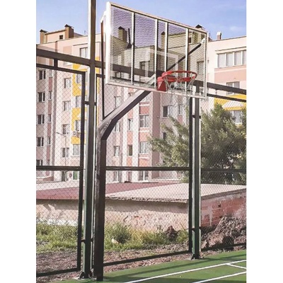 AEW Баскетболна конструкция фиксирана - антивандалска с регулируема височина