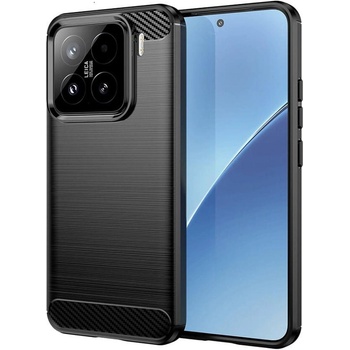 GKK Противоударен Калъф за Xiaomi 15, Premium Carbon Case, Черен (5949419262485)
