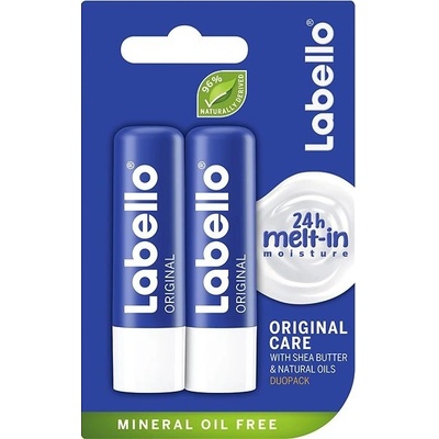 Labello Original balzám na rty 2 x 4,8 g