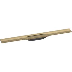 Hansgrohe RainDrain Flex регулируем капак за сифон за душ 80 см, четкан бронз (56051140)