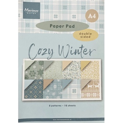 Marianne Design Sada oboustranných papírů A4 Cozy Winter