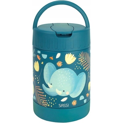 Sassi Termoska na jídlo pro děti 350 ml Slon