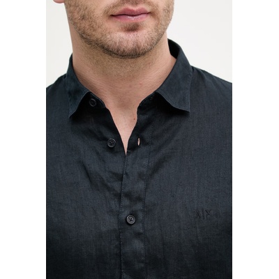 Giorgio Armani риза мъжка от лен (XM001223.AF14619.NOS)