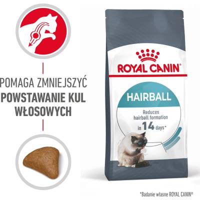 Royal Canin Hairball Care 400g суха храна за възрастни котки, за премахване на космените топки