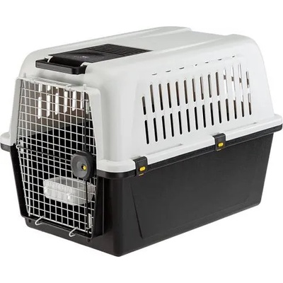 Ferplast Atlas Professional 60 - Транспортна клетка за кучета от средни и големи породи със съд за хранене, 91 / 61 / 66, 5 см