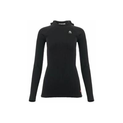 Aclima WarmWool hoodsweater V2 Women čierna