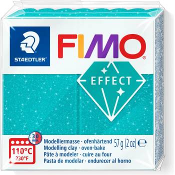 Image 1 of FIMO Полимерна глина Staedtler Fimo Effect, 57g, галактически тюркоаз 392 (21896-А-ГАЛ.ТЮРКОА)