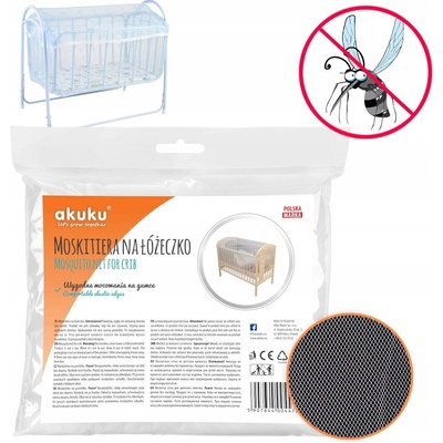 Akuku Moskytiéra na dětskou postýlku bílá