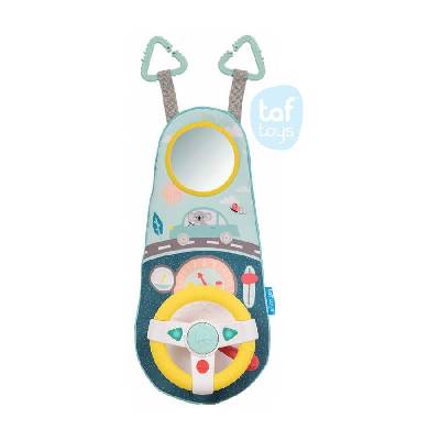 TAF TOYS Baby volant Koala se zrcátkem do auta na baterie Světlo Zvuk pro miminko