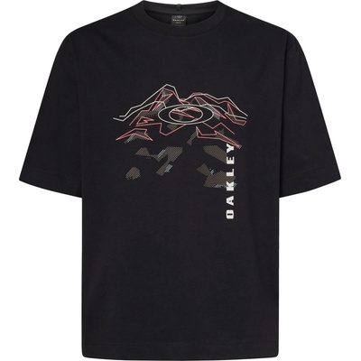 Oakley Мъжка тениска Oakley MTN Ridge Tee T-shirt - Pitch Black (216-7649-0312)