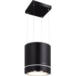 Klarstein Tron Ambience, островен абсорбатор, Ø 38 cm, рециркулаци 521 m³/h, LED, черен (CGCH2-TronAmbience-B) (CGCH2-TronAmbience-B) - electronic-star