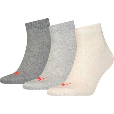 Puma ponožky Quarter Plain 3P Quarter Plain 3 páry
