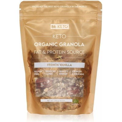 Keto Bio Granola - Francúzska Vanilka 250 g