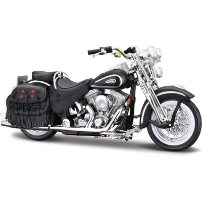 Maisto Harley-Davidson 1999 FLSTS Heritage Softail Springer matná čierna 1:18