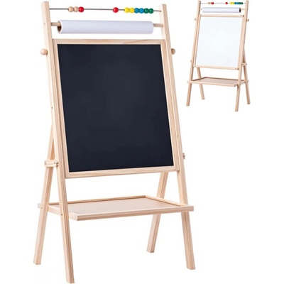 Woody Dřevo Tabule stojanová s rolí papíru a počítadlem – Sleviste.cz