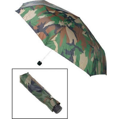 Mil-Tec Woodland deštník skládací s obalem maskáčový